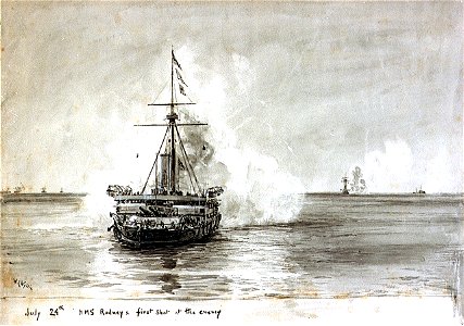 H.M.S. Rodney July 24th RMG PW0860