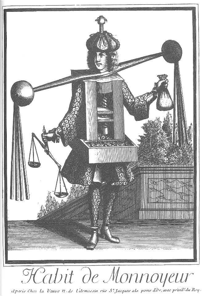 Habit de monnayeur-banquier