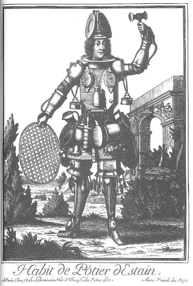 Habit de potier d'étain