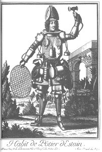 Habit de potier d'étain