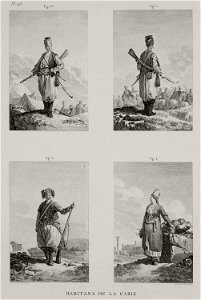 Habitans de la Carie - Choiseul-gouffier Gabriel Florent Auguste De - 1782