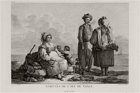 Habitans de l'ile de Naxia - Choiseul-gouffier Gabriel Florent Auguste De - 1782