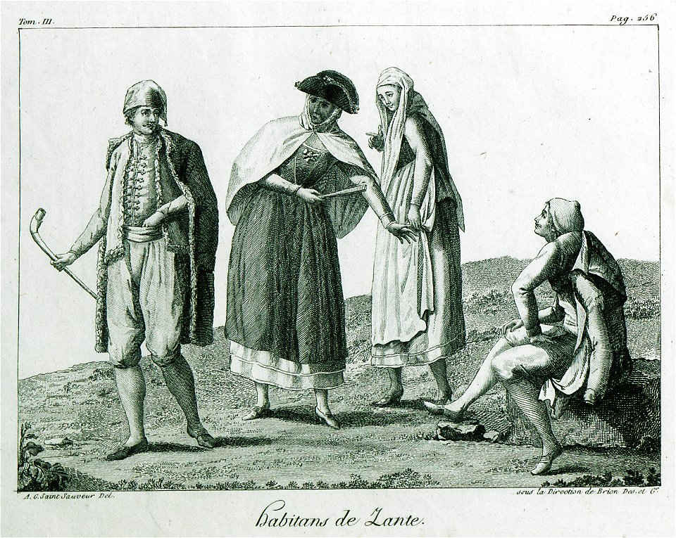 Habitans de Zante - Grasset De Saint-sauveur André - 1800
