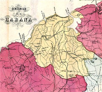 Habana 1866 cercanias