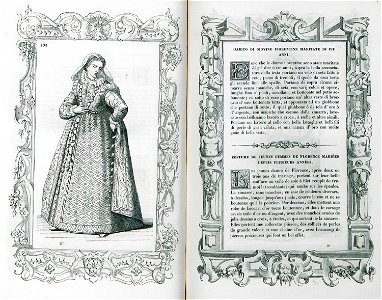 Habito di giovine fiorentine maritate di piu anni - Vecellio Cesare - 1860