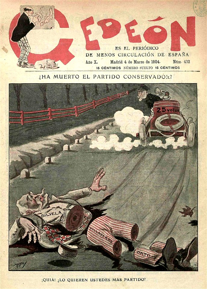 Ha muerto el partido conservador, de Moya