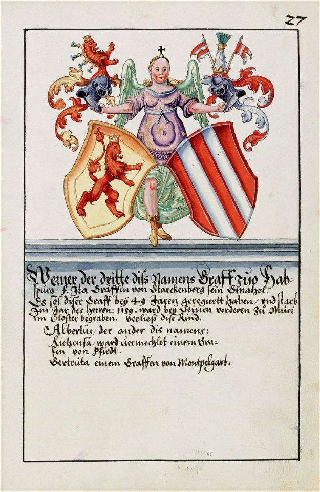 Habsburger Wappenbuch Fisch saa-V4-1985 027r