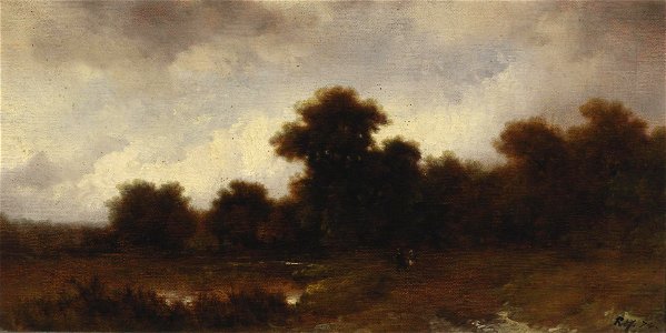Remigius Adrianus Haanen - Wetland landscape (1874)
