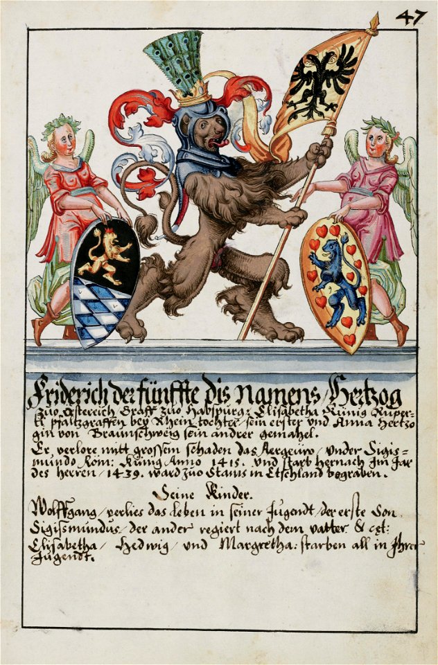 Habsburger Wappenbuch Fisch saa-V4-1985 047r
