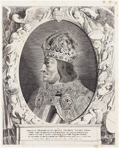 Habsburger-Portraits (van Sompel nach Sutman) c1640 Albrecht I