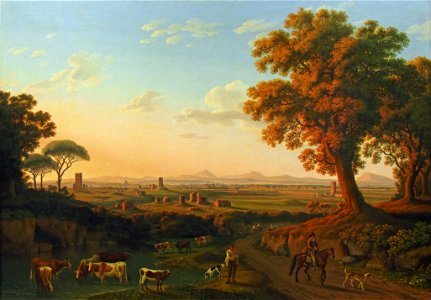 Hackert Rom von Via Appia@Goethe-Museum Frankfurt a.M.20170819