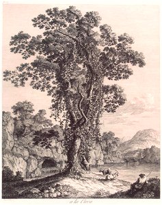 Georg Abraham Hackert - Ansicht von der Umgebung Cavas (1777)