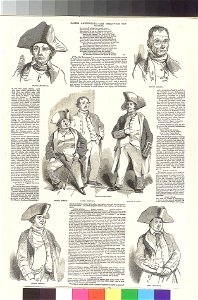 Easter Amusements - The Greenwich Pensioners - (with biographical details on Daniell Ferhall, Henry Stiles, Joseph Burgin, James Connell, George French, Joseph Brown and John Manning) RMG PZ8797