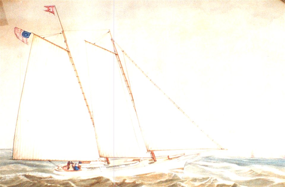 Eastern Yacht Club Schooner, by Joseph W Pierce 4145