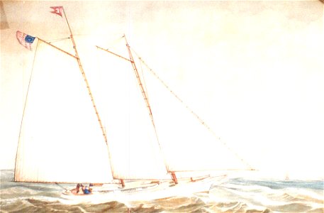 Eastern Yacht Club Schooner, by Joseph W Pierce 4145
