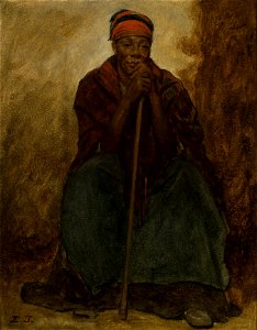 Eastman Johnson - Dinah, Portrait of a Negress - Google Art Project