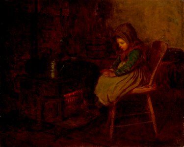Eastman Johnson - Home and Warmth - 77.336 - Museum of Fine Arts