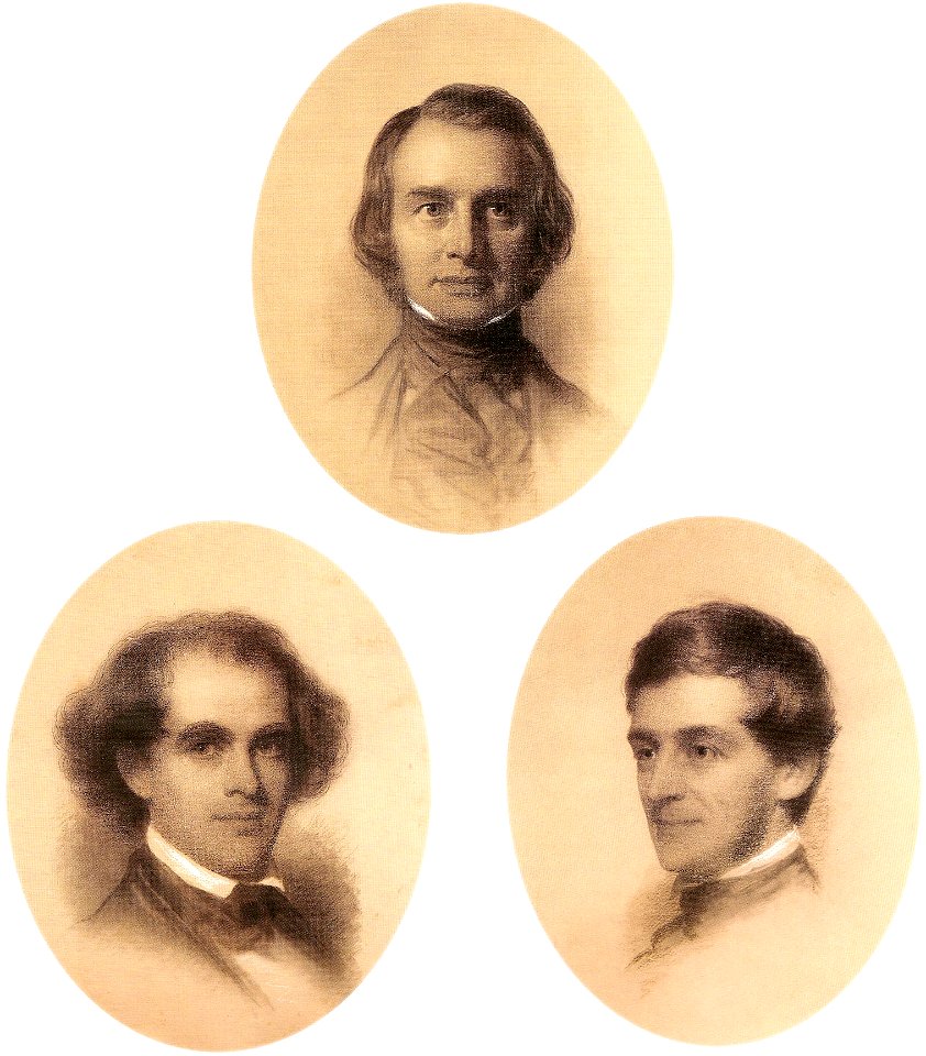 Eastman Johnson - Longfellow Hawthorne Emerson - ebj - figs 3 4 5 pg14