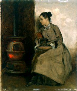 Eastman Johnson - Ruth - 1982-40 - Albright–Knox Art Gallery