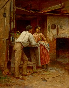 Eastman Johnson - Southern Courtship - 2007.1174 - Museum of Fine Arts