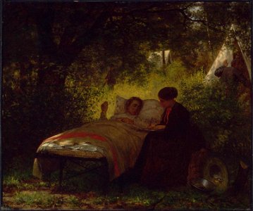 Eastman Johnson - The Field Hospital - 48.434 - Museum of Fine Arts
