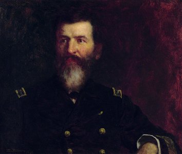 Eastman Johnson portrait of brother Philip Carrigan Johnson Jr (1876)