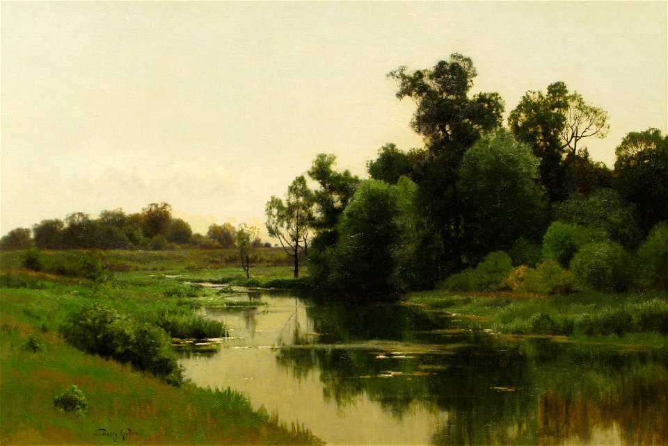 River Landscape by Charles Harry Eaton