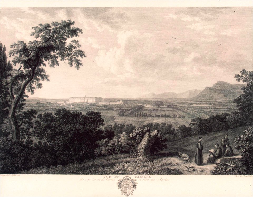 Georg Abraham Hackert - Ansicht von Caserta (1783)