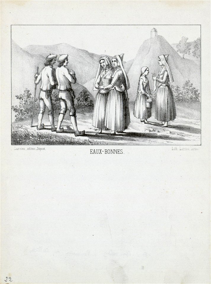 Eaux-Bonnes (2e exemplaire) - Fonds Ancely - B315556101 A PAPIER 2 026