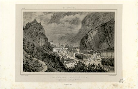Eaux-Bonnes - Les Eaux-Bonnes et la Butte du Trésor - Vue prise au-dessus du plateau de l'Espérance - Fonds Ancely - B315556101 A PETIT 2 020