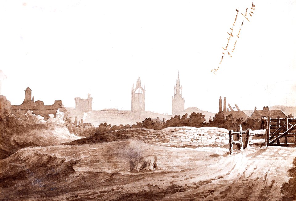 Ebenezer Landells - The most beautiful sunset I ever saw in June, 1825