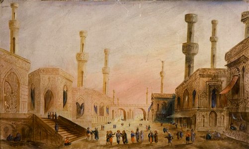Eastern square or palace