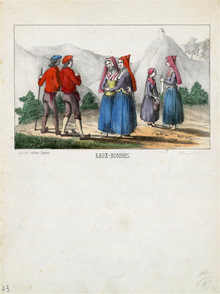 Eaux-Bonnes (3e exemplaire) - Fonds Ancely - B315556101 A PAPIER 2 027