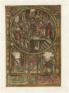 Ecce Homo ca.1519 print by Jacob Cornelisz van Oostsanen and Master S., S.IV 12749, Prints Department, Royal Library of Belgium
