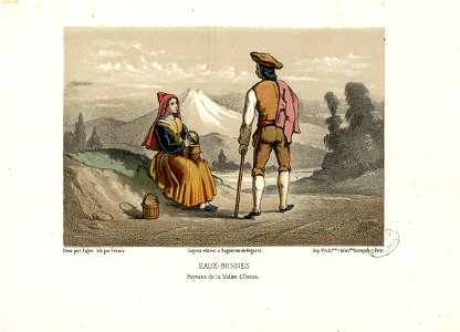 Eaux-Bonnes - Paysans de la Vallée d'Ossau - Fonds Ancely - B315556101 A MERCEREAU 2 020