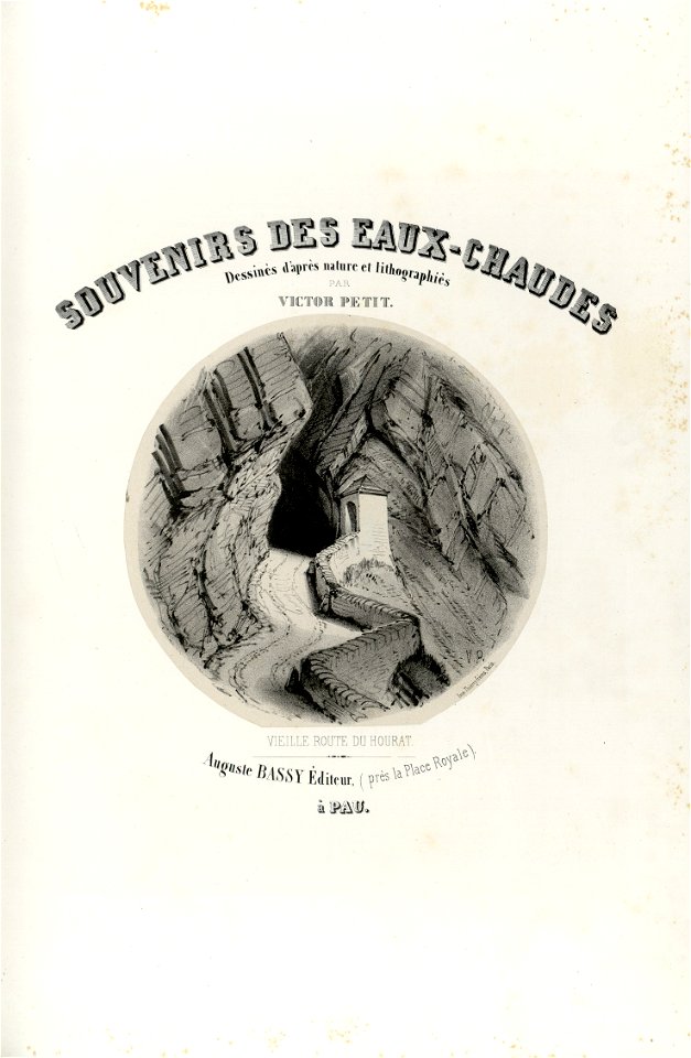 Eaux-Chaudes - Vieille route du Hourat (vignette au titre) - Fonds Ancely - B315556101 A PETIT 2 026
