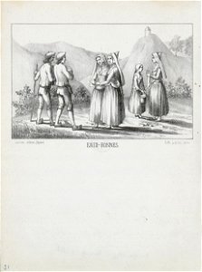 Eaux-Bonnes (1er exemplaire) - Fonds Ancely - B315556101 A PAPIER 2 025