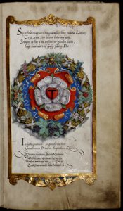 Ebeleben Nikolaus von Extraausstattung Lutherrose DE-1 Libri in membr impr fol 12 IIr