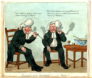 Ecclesiastic opinions concerning the Devil!! (BM 1935,0522.8.101)