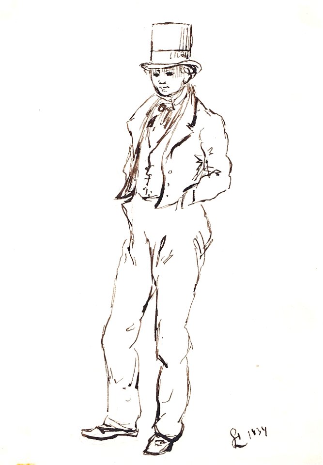 Ebenezer Landells - Standing Boy