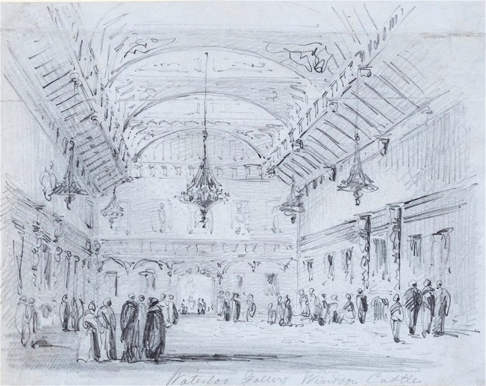 Ebenezer Landells - Landells-Windsor-Subs - Waterloo Gallery, Windsor Castle