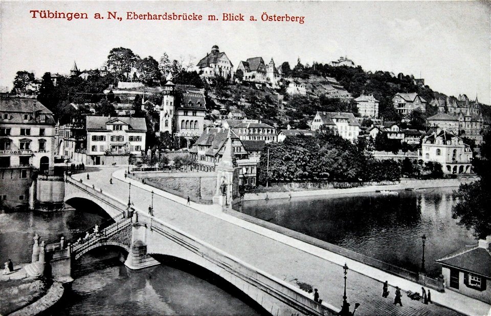 Eberhardsbrücke und Österberg (AK Gebr Metz um 1905)