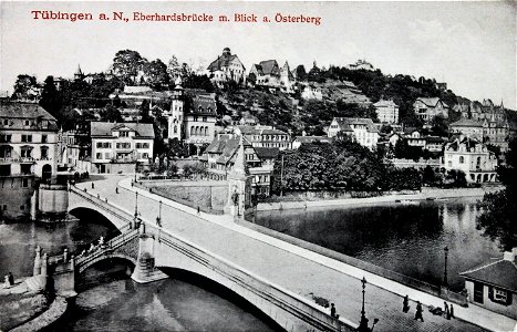 Eberhardsbrücke und Österberg (AK Gebr Metz um 1905)