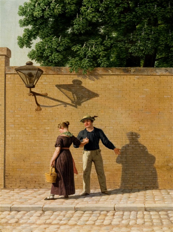 Eckersberg, Christoffer Wilhelm - Sailor taking Leave of His Girlfriend - Ribe Kunstmuseum