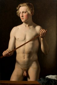 Eckersberg, Christoffer Wilhelm - Standing male model Carl Frørup - 