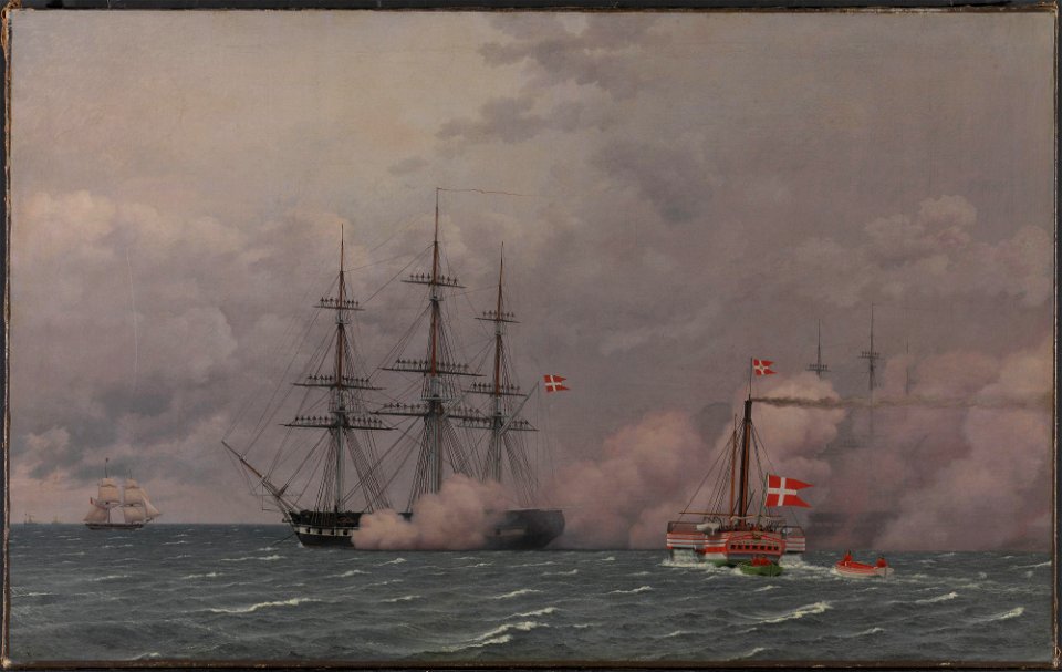 Christoffer Wilhelm Eckersberg - The Harbour of Copenhagen the 1st of May 1832 - NG.M.04265 - National Museum of Art, Architecture and Design