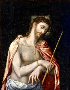 Ecce Homo, atribuido a Roland de Mois (Museo de Navarra)