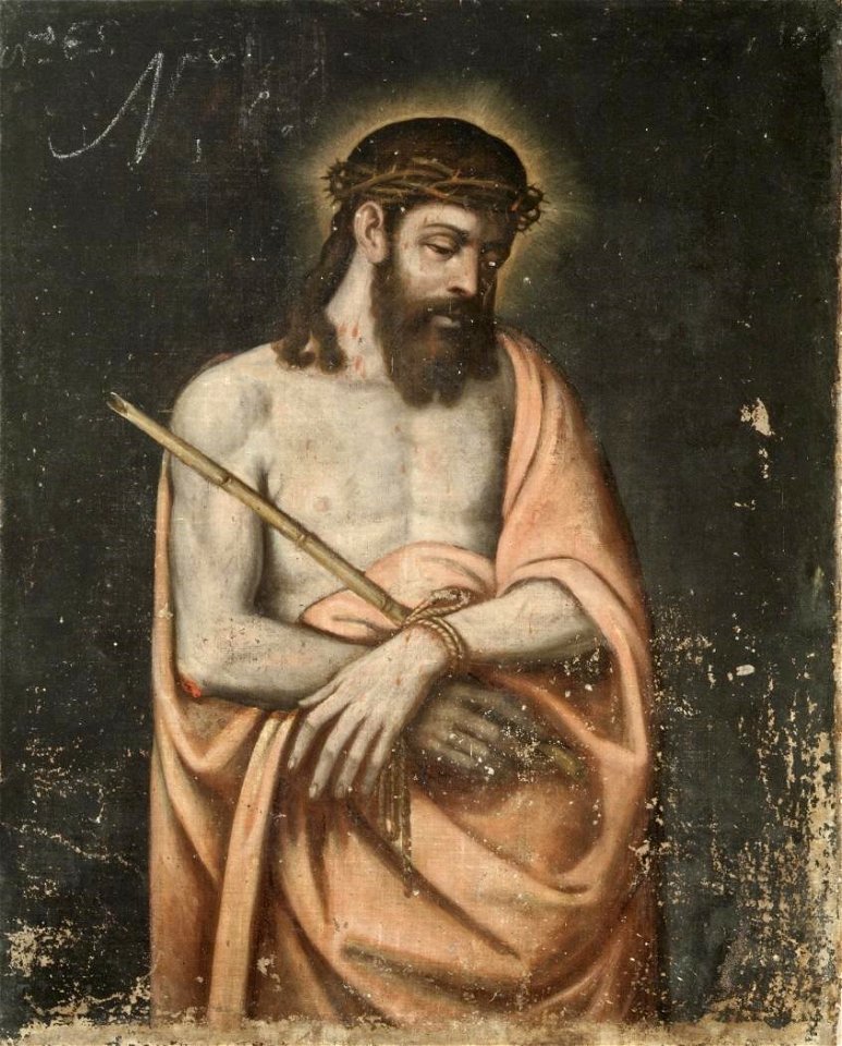 Ecce Homo, copia de un original de Tiziano. (Real Academia de Bellas Artes de San Fernando)