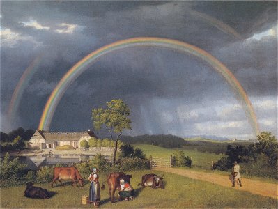 Eckersberg, CW - En udflyttergård af bondebyen Spejlsby på Møn - 1810