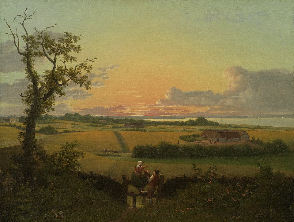Eckersberg, CW - Landskab med stente, Møn - 1810